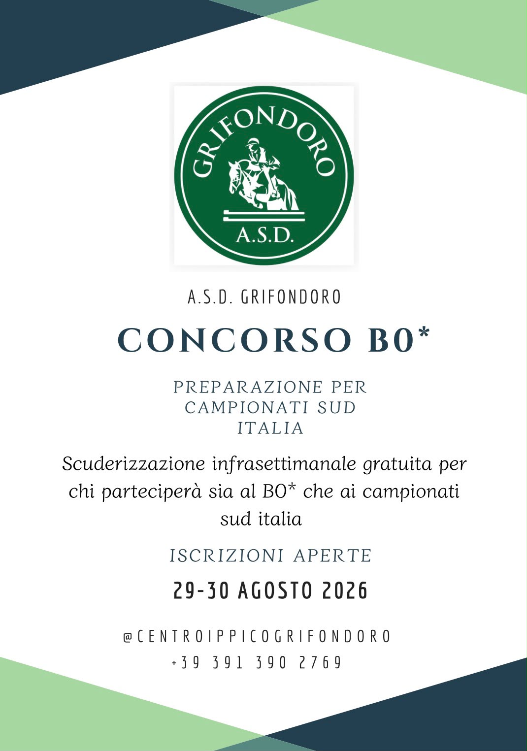 Locandina Concorso B0* Grifondoro