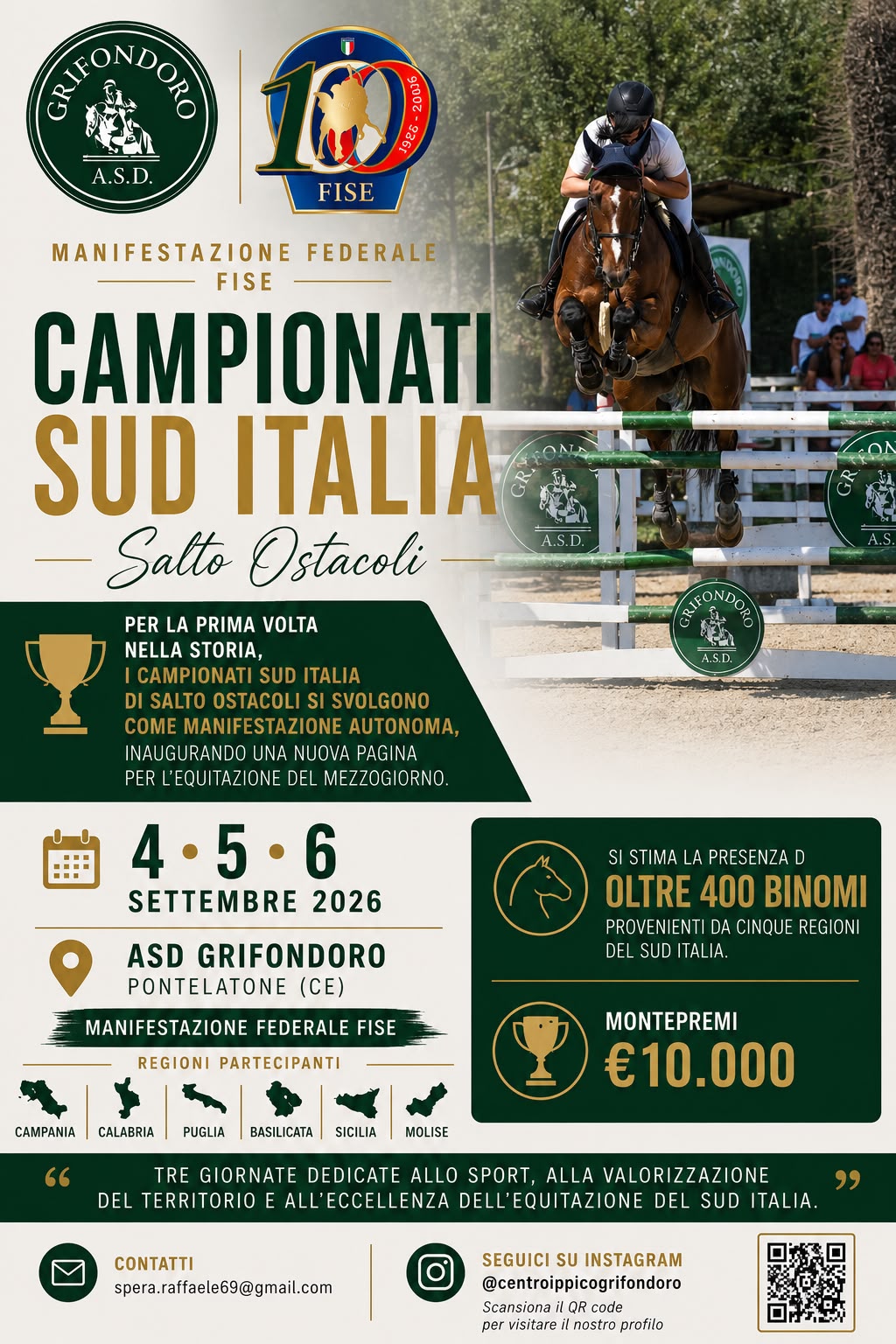 Locandina Campionati Sud Italia Grifondoro